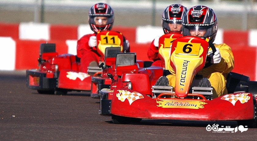 سرگرمی یاس کارتینگ شهر امارات متحده عربی کشور ابوظبی