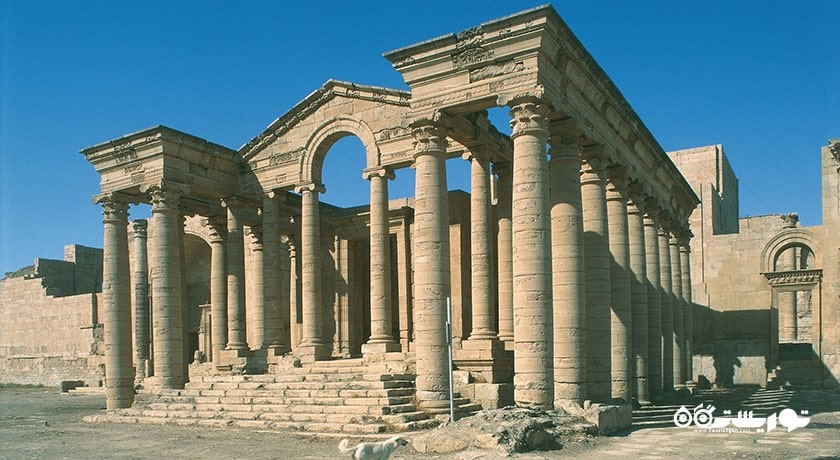  ویرانه های هترا شهر عراق کشور بغداد