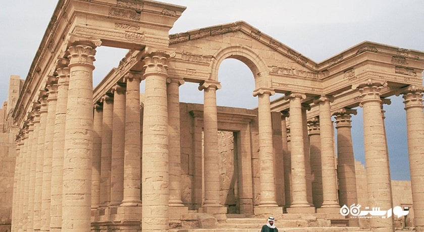  ویرانه های هترا شهر عراق کشور بغداد