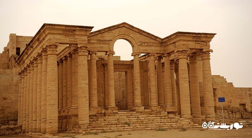  ویرانه های هترا شهر عراق کشور بغداد