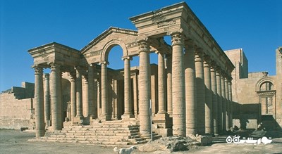  ویرانه های هترا شهر عراق کشور بغداد