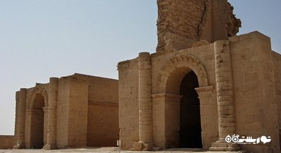  ویرانه های هترا شهر عراق کشور بغداد