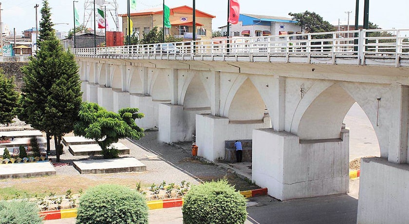  پل دوازده چشمه شهرستان مازندران استان آمل