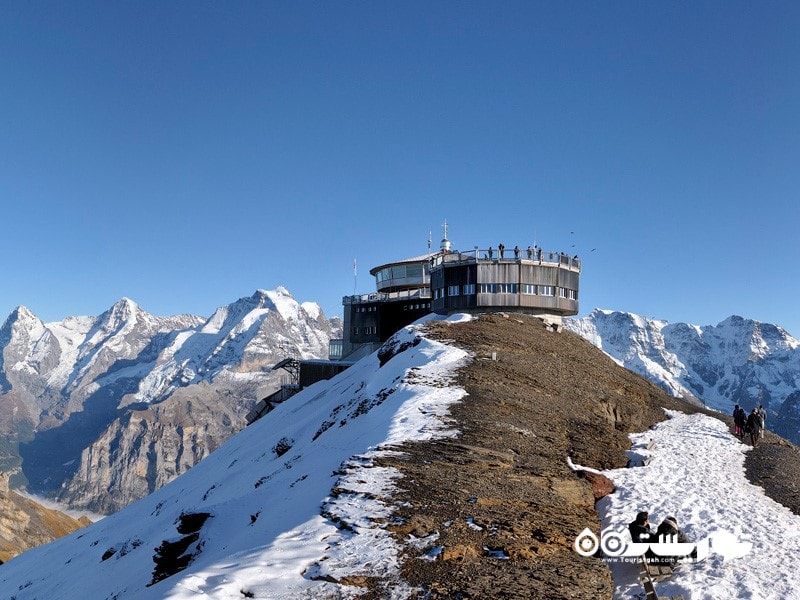 6. در دل کوه، شیلتورن (Schilthorn)، سوئیس