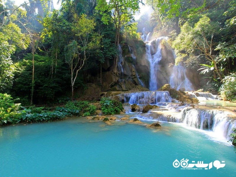 تات کوانگ سی تماشایی ترین آبشار کشور لائوس