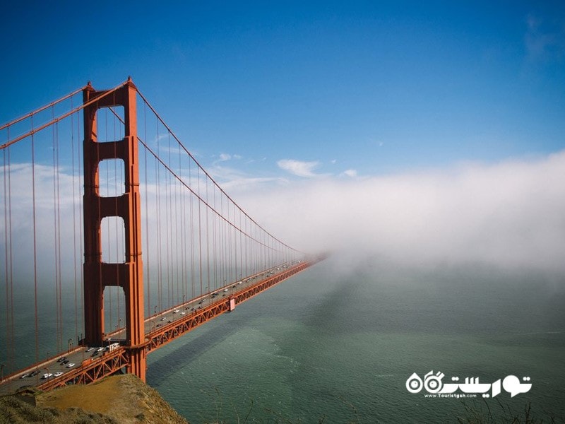 11- پل گلدن گیت (Golden Gate Bridge)