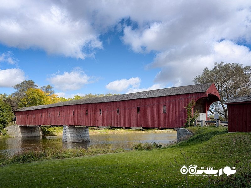 26. پل سرپوشیده وست مونتروس (West Montrose Covered Bridge)، انتاریو، کانادا