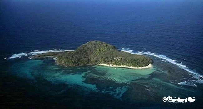 این تصویری از جزیره سندی است که توسط نقشه گوگل نمایش داده شده