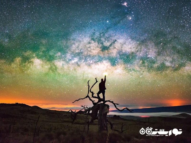 گذراندن تابستان با عکاسی از کهکشان راه شیری در هاوایی