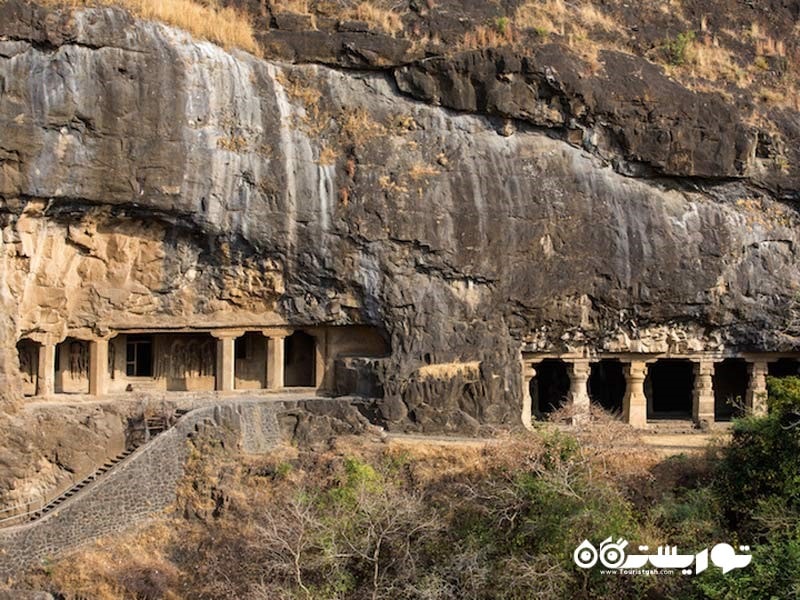 غارهای باستانی اَلورا (Ellora) واقع در کشور هند