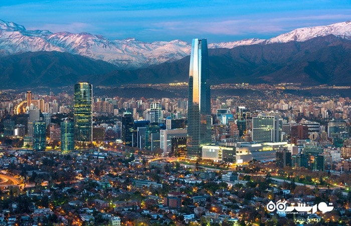گران توره سانتیاگو یا برج بزرگ سانتیاگو (Gran Torre Santiago)، سانتیاگو، شیلی 