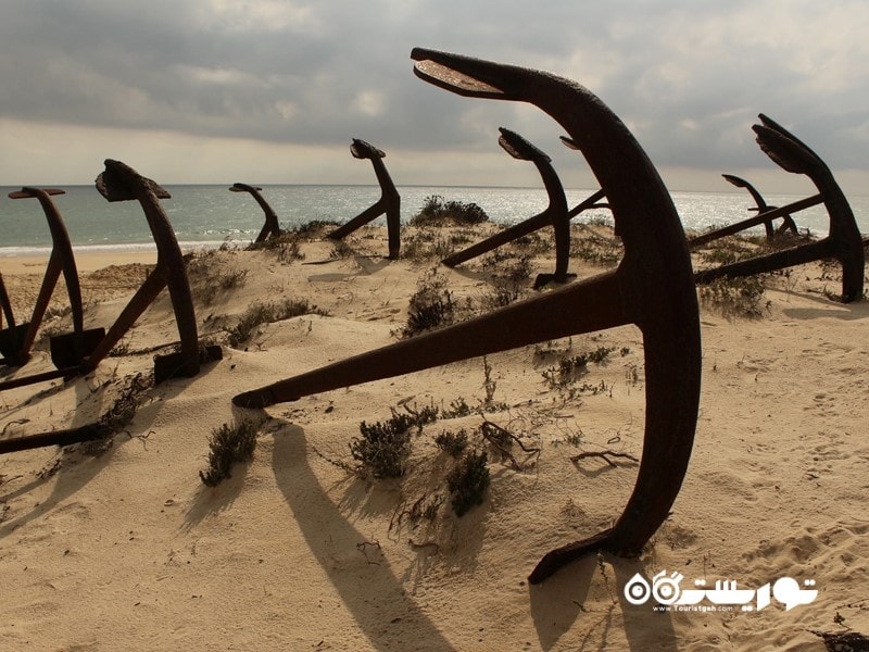  ساحل باریل (Praia do Barril) در جزیره تاویرا (Ilha da Tavira)