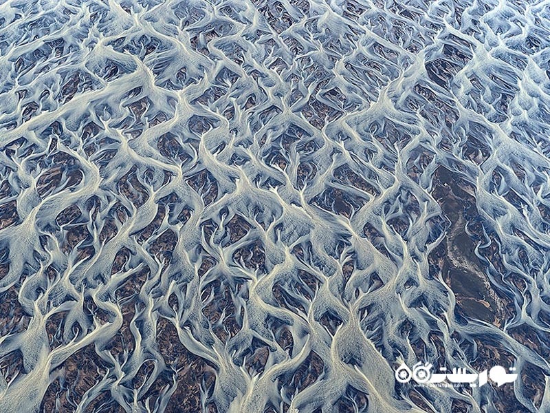 رودخانه قطبی (Glacial River) در کشور ایسلند