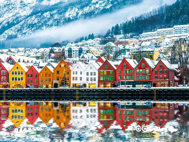 1. برگن (Bergen) در کشور نروژ