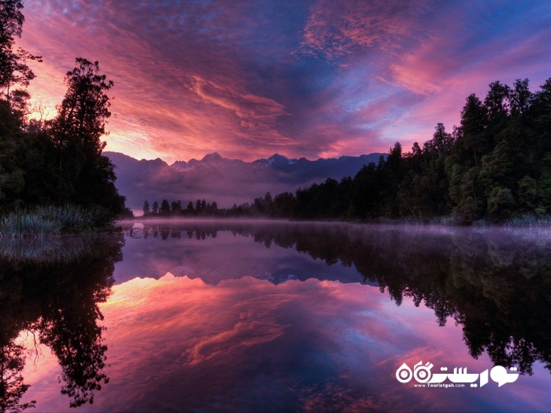 دریاچه ماتسون، نیوزلند (Lake Matheson, New Zealand)