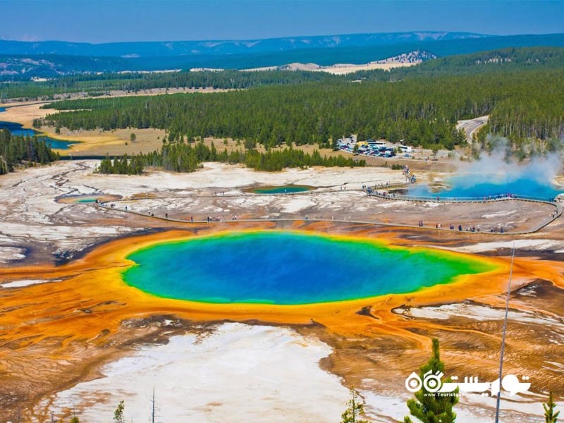 3. منشورهای بزرگ بهاری در یِلو استون (Yellowstone)