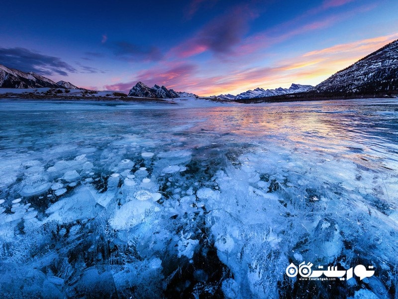 دریاچه آبراهام (Abraham Lake)، کانادا