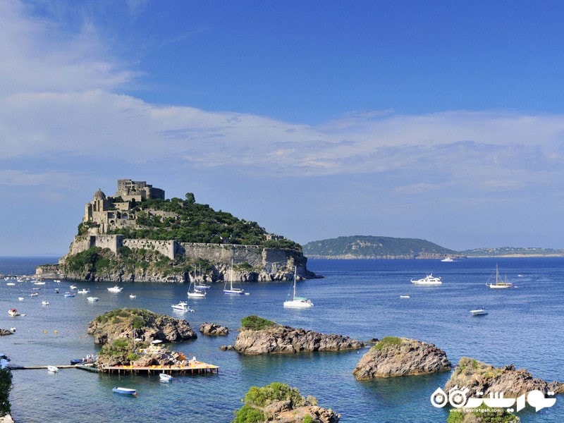 عکسی زیبا از جزیره ایسکیا در ایتالیا