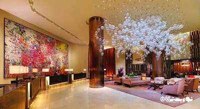 نمای لابی هتل فرمونت سنگاپور