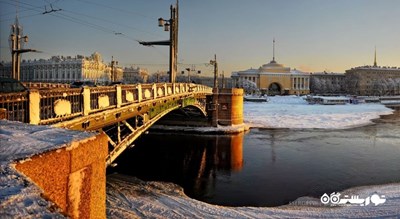  پل کاخ شهر روسیه کشور سن پترزبورگ