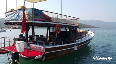 سرگرمی سفرهای روزانه با قایق در بدروم شهر ترکیه کشور بدروم
