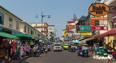  جاده کائوسان شهر تایلند کشور بانکوک