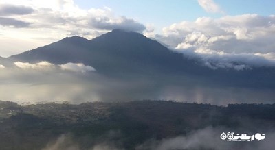  آتشفشان کینتامانی شهر اندونزی کشور بالی