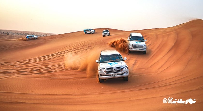 سرگرمی سافاری صحرایی ابوظبی شهر امارات متحده عربی کشور ابوظبی
