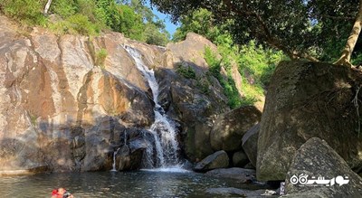  آبشار هین لاد شهر تایلند کشور کو سامویی