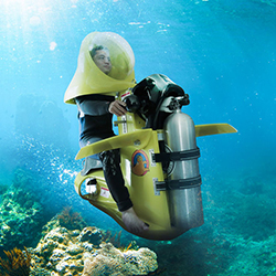 اسکوتر سواری دونفره زیر آب در بالی