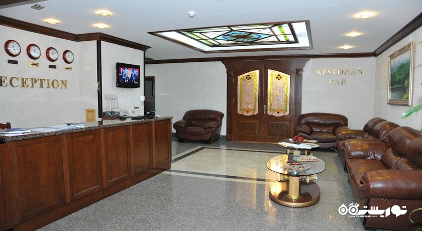 نمای لابی هتل گنجعلی پلازا