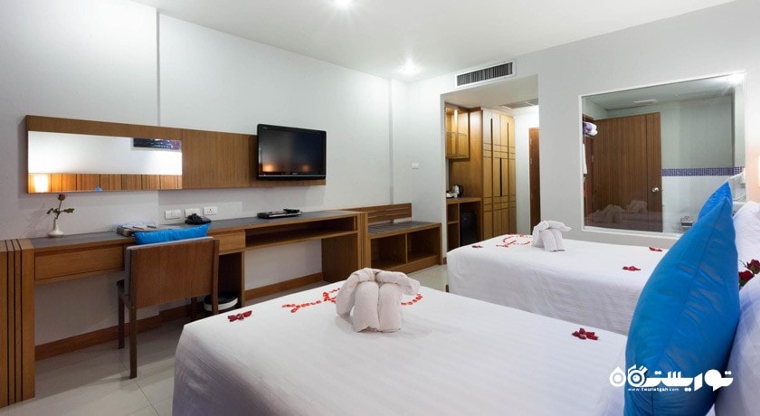 تخت های توئین اتاق دلوکس