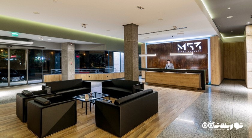 نمای لابی هتل مسایر 53 ایروان