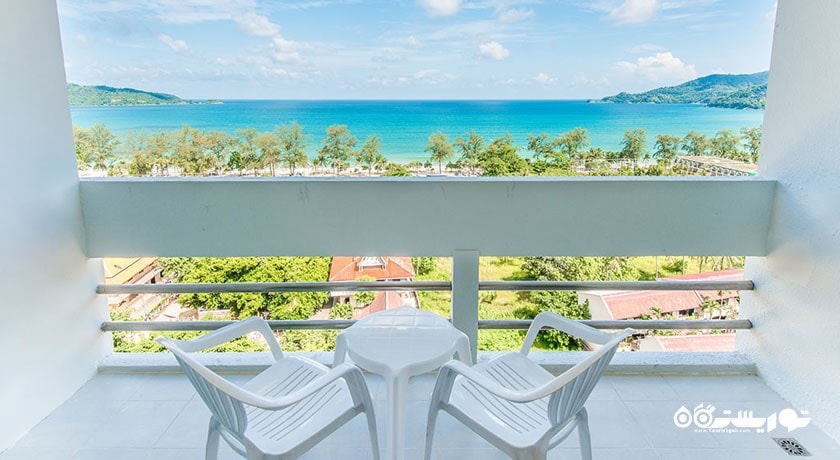 چشم انداز زیبای تراس اتاق دلوکس