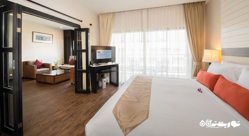 نمای تخت بزرگ سوئیت دلوکس