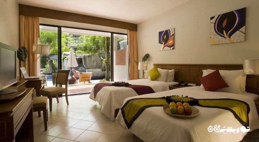 تخت های توئین اتاق دلوکس