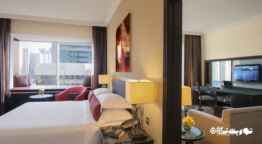 نمای تخت بزرگ سوئیت دلوکس