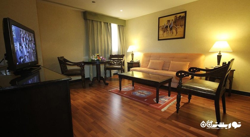 محوطه نشیمن سوئیت یک خوابه