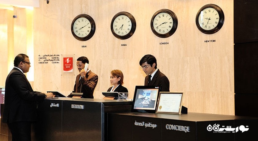 میز پذیرش هتل سی ویو دبی
