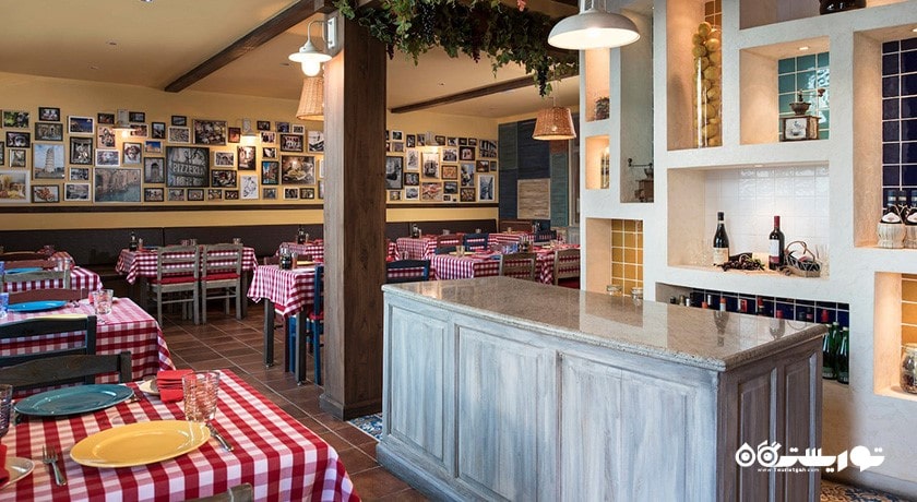 نمای دیگر از رستوران ایتالیایی رکیتا