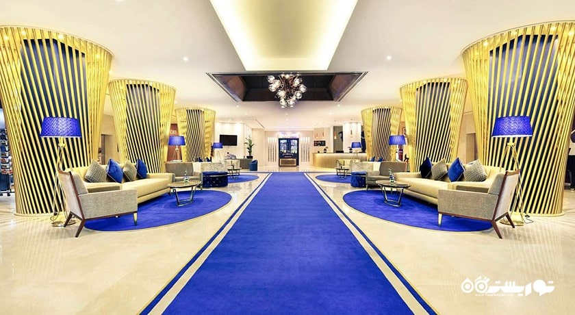 نمای لابی هتل مرکور گلد دبی
