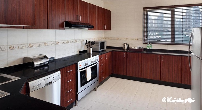 نمای آشپزخانه سوئیت های هتل