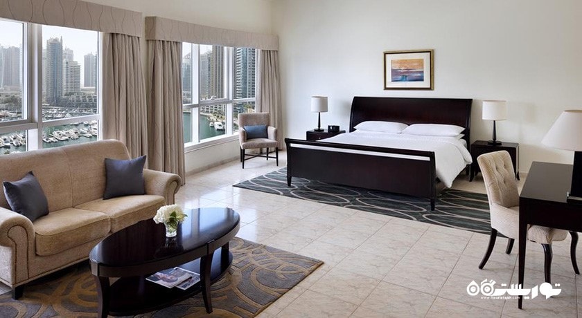 نمای تخت بزرگ سوئیت یک خوابه