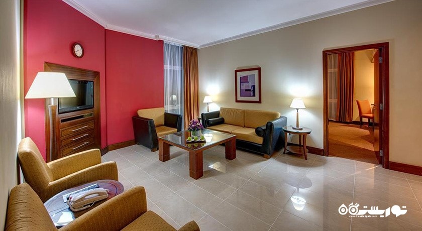 محوطه نشیمن سوئیت یک خوابه