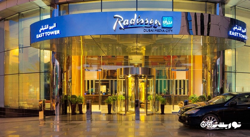 درب ورودی هتل رادیسون بلو، دبی مدیا سیتی