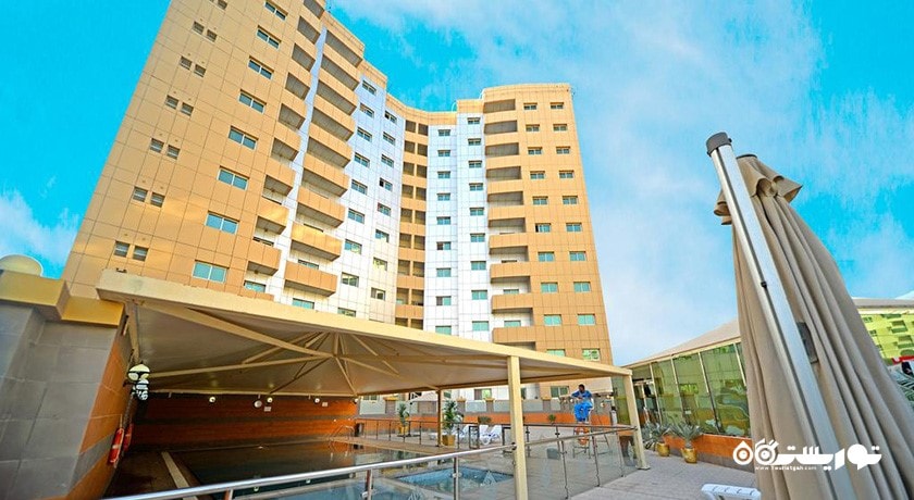 نمای ساختمان هتل آپارتمان امارات استارز