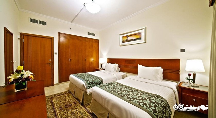 تخت های توئین آپارتمان دوخوابه