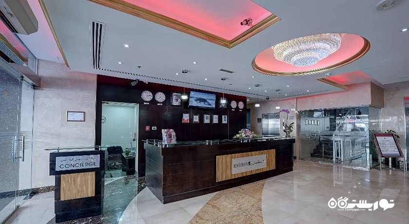 میز پذیرش هتل آپارتمان رز گاردن برشا