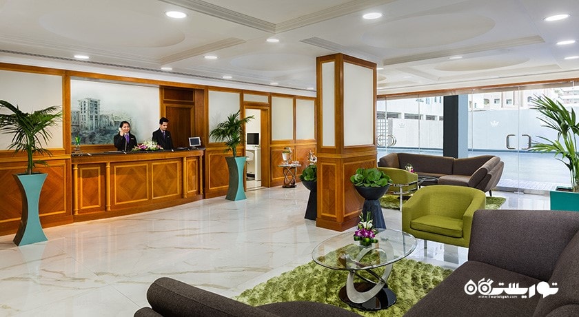 نمای لابی هتل آپارتمان ساوی پارک