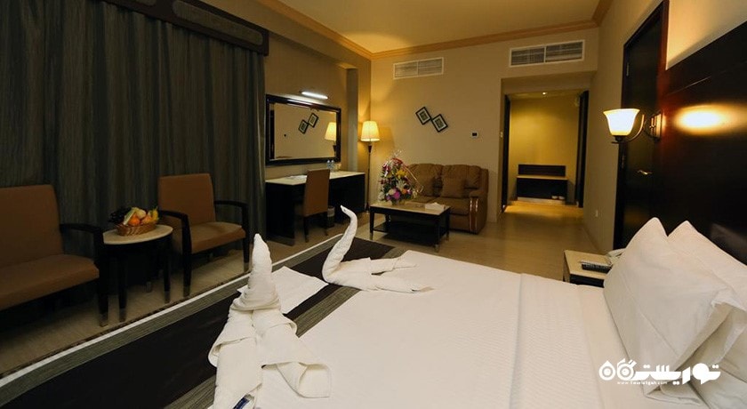 نمای تخت بزرگ اتاق سوپریور